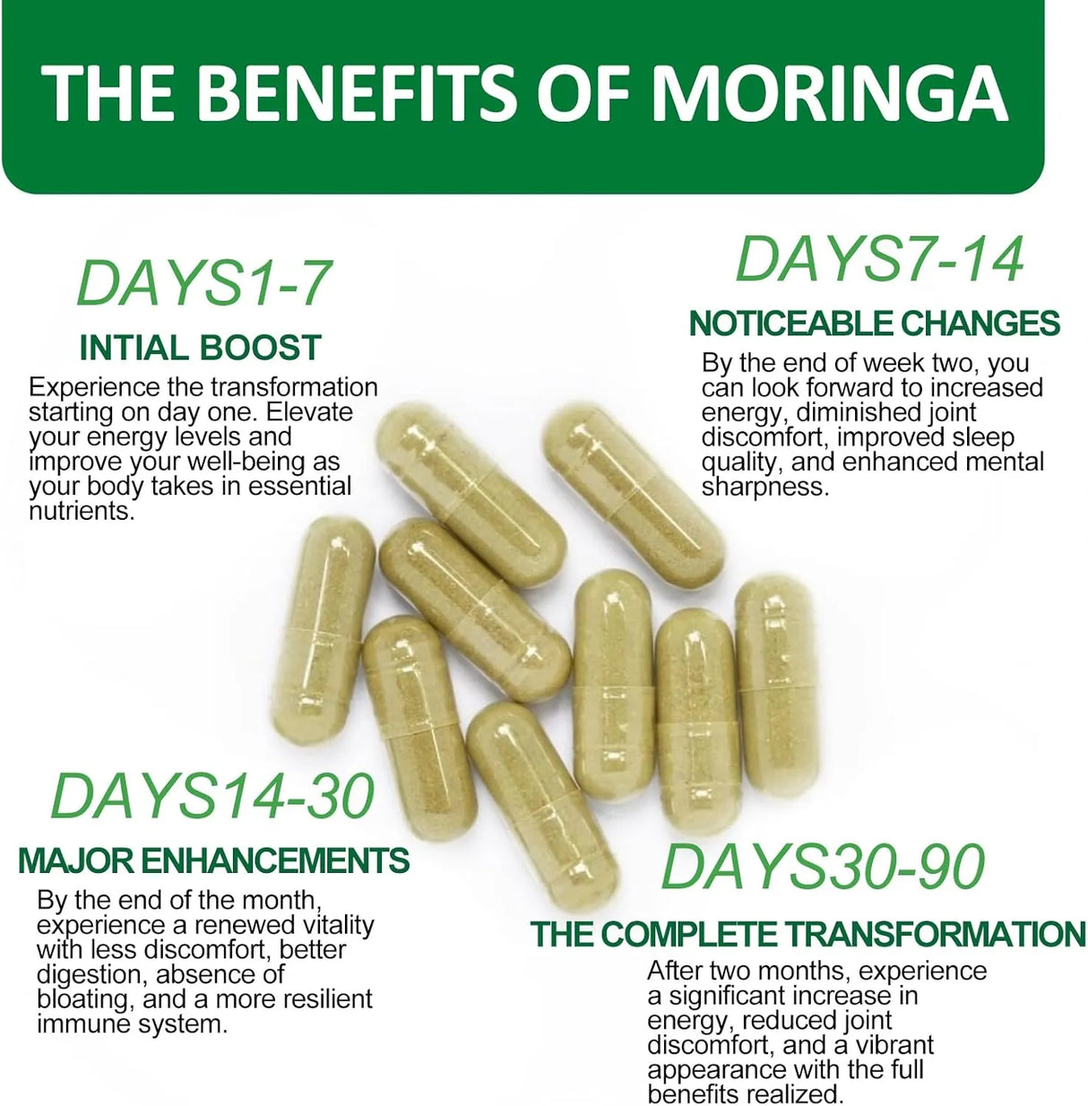 BALIFEANCE - Balifeance Moringa 800Mg. 60 Capsulas - The Red Vitamin MX - Suplementos Alimenticios - {{ shop.shopifyCountryName }}