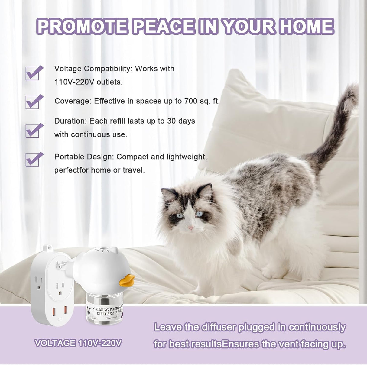 Budobiruon Cat Calming Diffuser