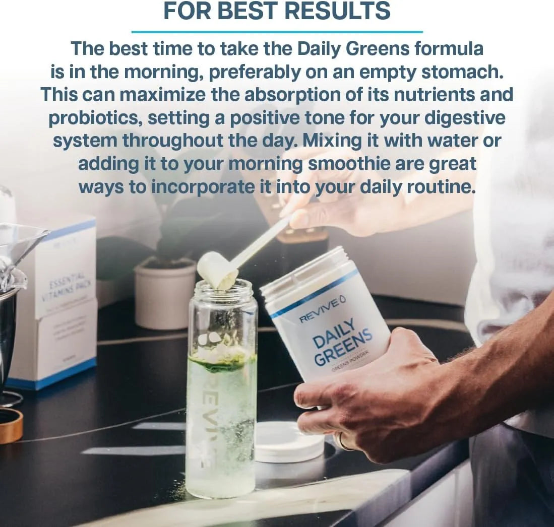 REVIVE - Revive MD Daily Green Powder Superfood Chocolate 30 Servicios 297Gr. - The Red Vitamin MX - Suplementos Alimenticios - {{ shop.shopifyCountryName }}