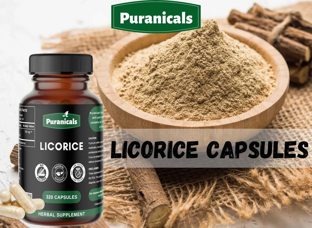 PURANICALS - Puranicals Licorice Premium 320 Capsulas - The Red Vitamin MX - Suplementos Alimenticios - {{ shop.shopifyCountryName }}