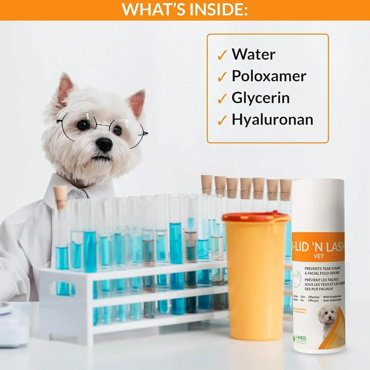 I-LID ’N LASH - I-LID ’N LASH Vet Pump Pet Tear Stain Preventer for Dogs 50Ml. - The Red Vitamin MX - Cuidado De Los Ojos De Los Perros - {{ shop.shopifyCountryName }}