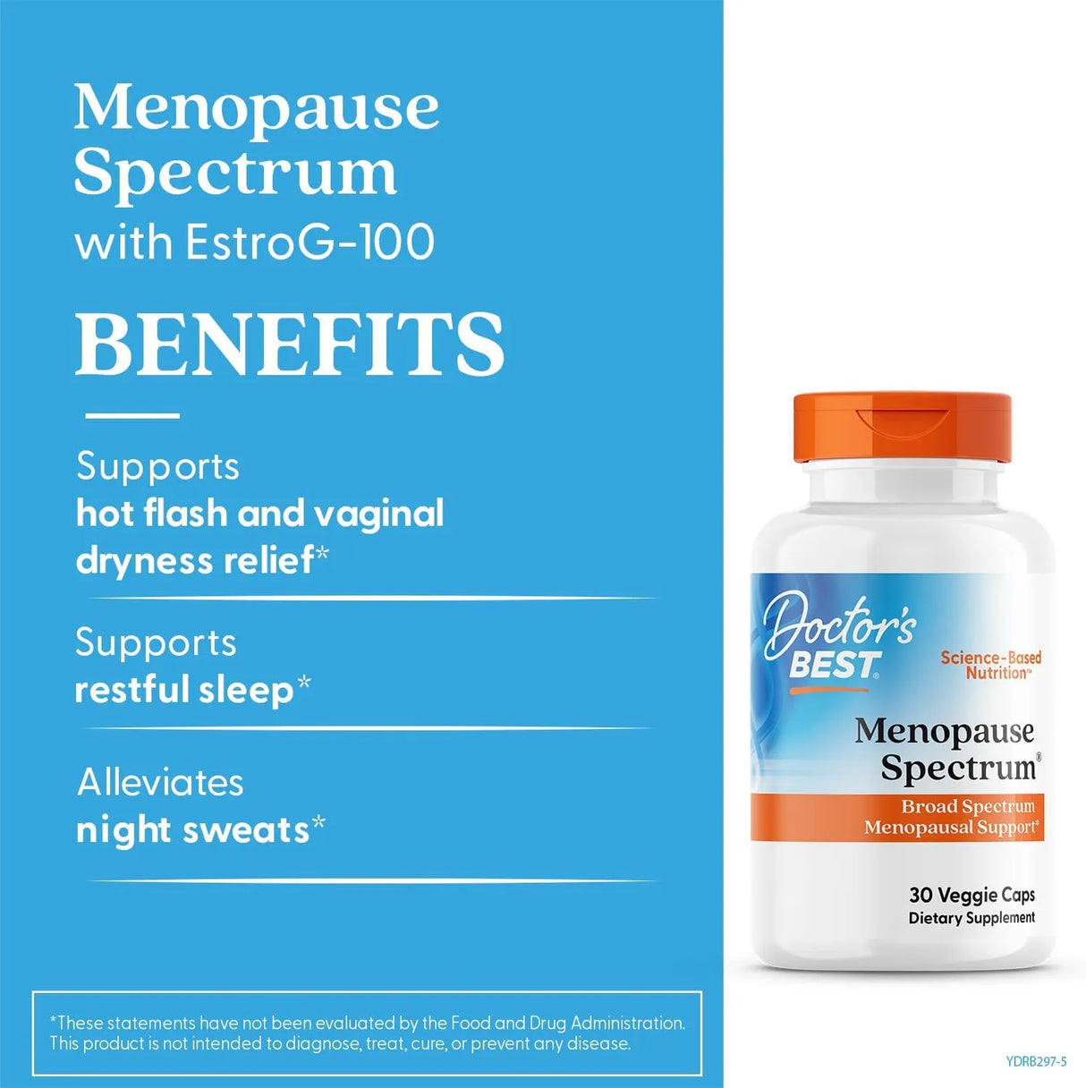 DOCTOR'S BEST - Doctor's Best Menopause Spectrum with EstroG-100 30 Capsulas - The Red Vitamin MX - Suplementos Alimenticios - {{ shop.shopifyCountryName }}