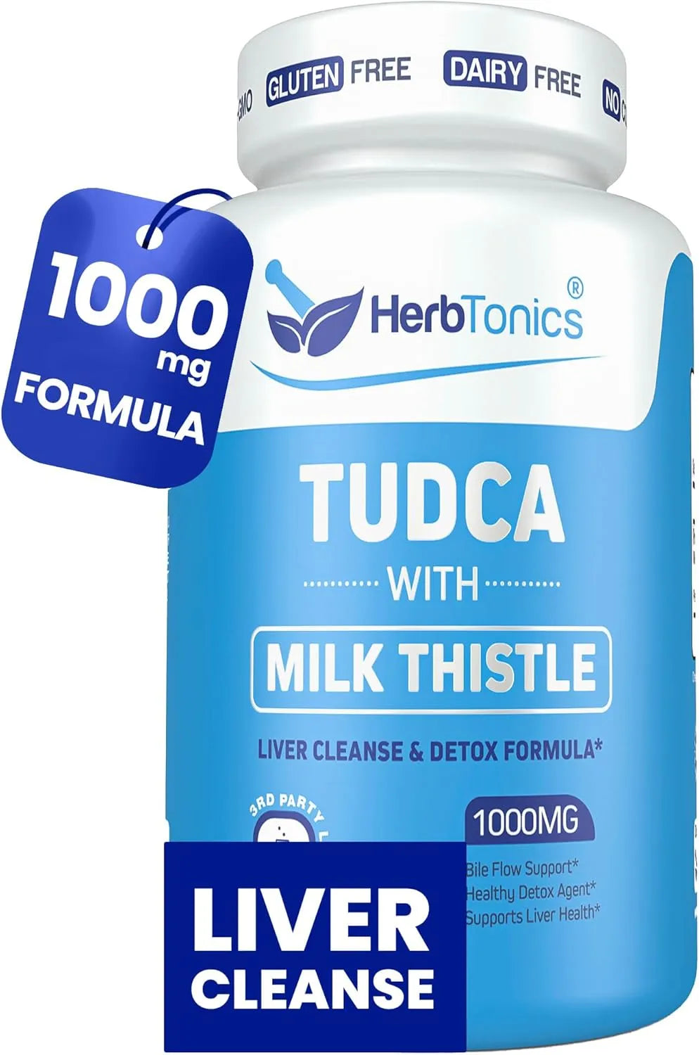 HERBTONICS - Herbtonics TUDCA & Milk Thistle 1000Mg. 60 Capsulas - The Red Vitamin MX - Suplementos Alimenticios - {{ shop.shopifyCountryName }}