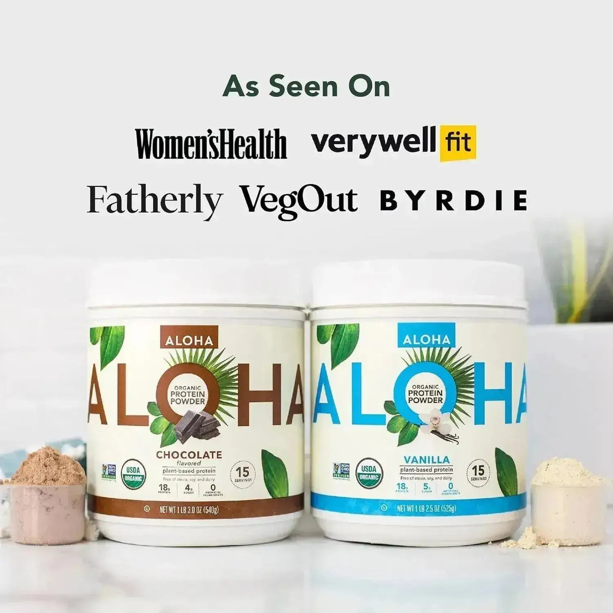 ALOHA - ALOHA Organic Plant Based Protein Powder Chocolate 15 Servicios 540Gr. - The Red Vitamin MX - Suplementos Alimenticios - {{ shop.shopifyCountryName }}