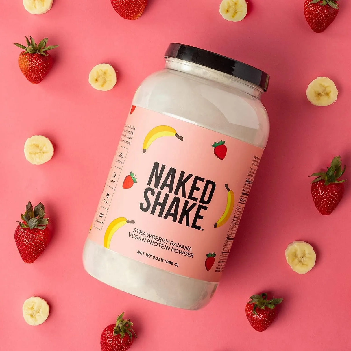 NAKED NUTRITION - Naked Shake Strawberry Banana Protein Powder 30 Servicios 930Gr. - The Red Vitamin MX - Suplementos Alimenticios - {{ shop.shopifyCountryName }}