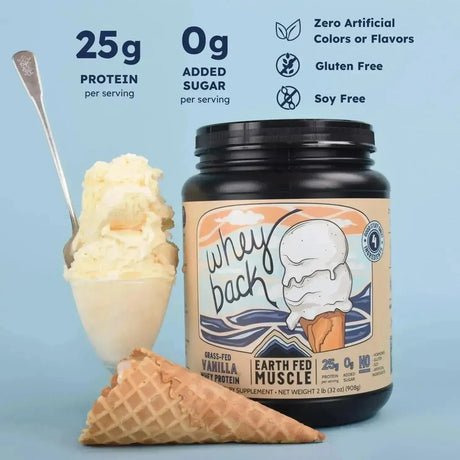 EARTH FED MUSCLE - Earth Fed Muscle Whey Back Vanilla Truly Grass Fed Whey 909Gr. - The Red Vitamin MX - Suplementos Alimenticios - {{ shop.shopifyCountryName }}