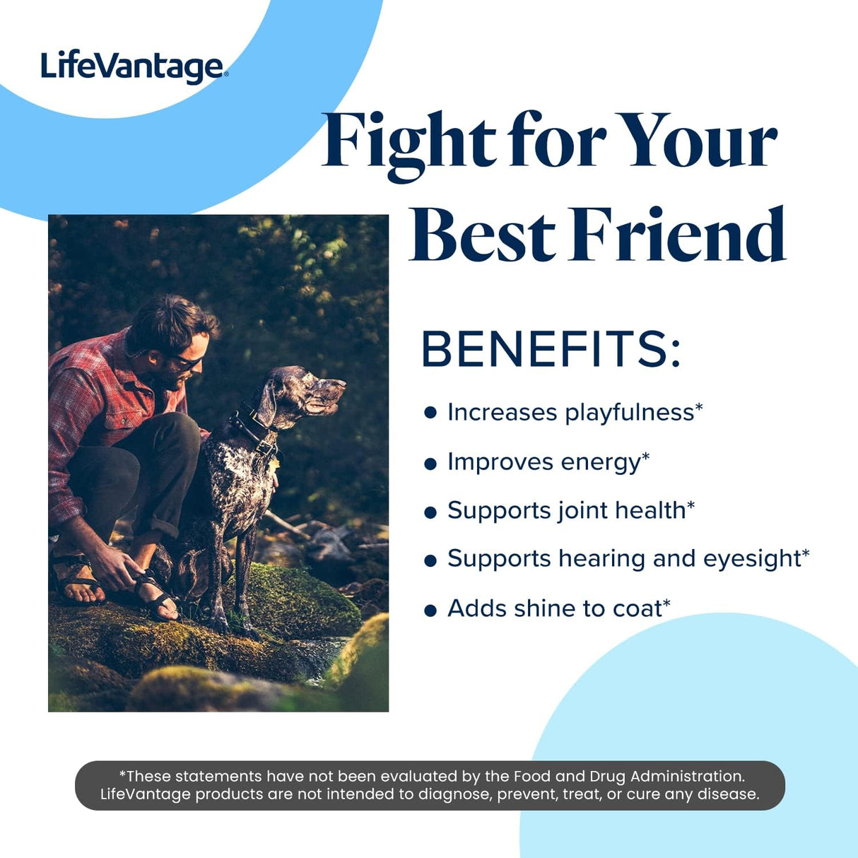 LifeVantage Petandim Dog Vitamins 30 Tabletas Masticables