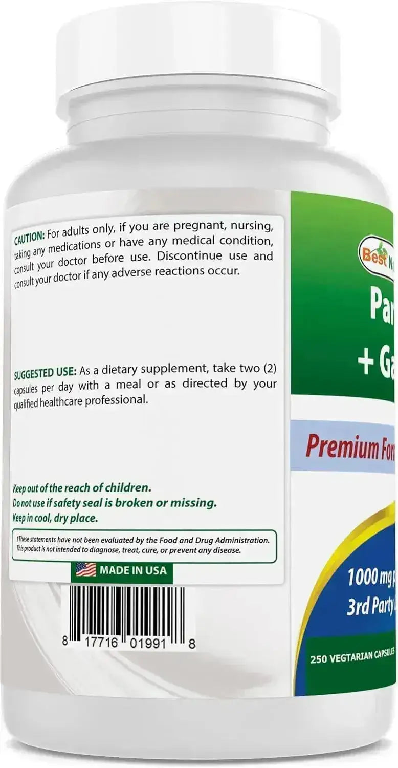 BEST NATURALS - Best Naturals Parsley and Garlic 1000Mg. 250 Capsulas - The Red Vitamin MX - Suplementos Alimenticios - {{ shop.shopifyCountryName }}