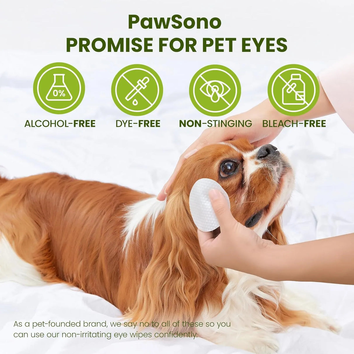 PAWSONO - PawSono Eye Wipes for Dogs & Cats Unscent 100 Toallitas 2 Pack - The Red Vitamin MX - Cuidado De Los Ojos De Los Perros - {{ shop.shopifyCountryName }}