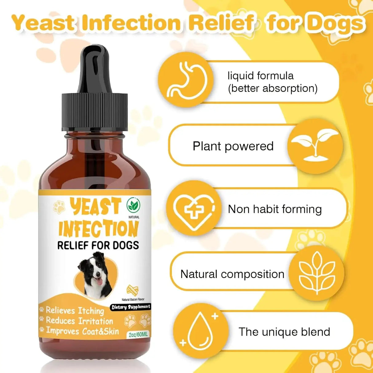 RUAKPL - RUAKPL Natural Yeast Infection Treatment for Dogs 2 Fl.Oz. - The Red Vitamin MX - Remedios Para La Picazón De Perros - {{ shop.shopifyCountryName }}