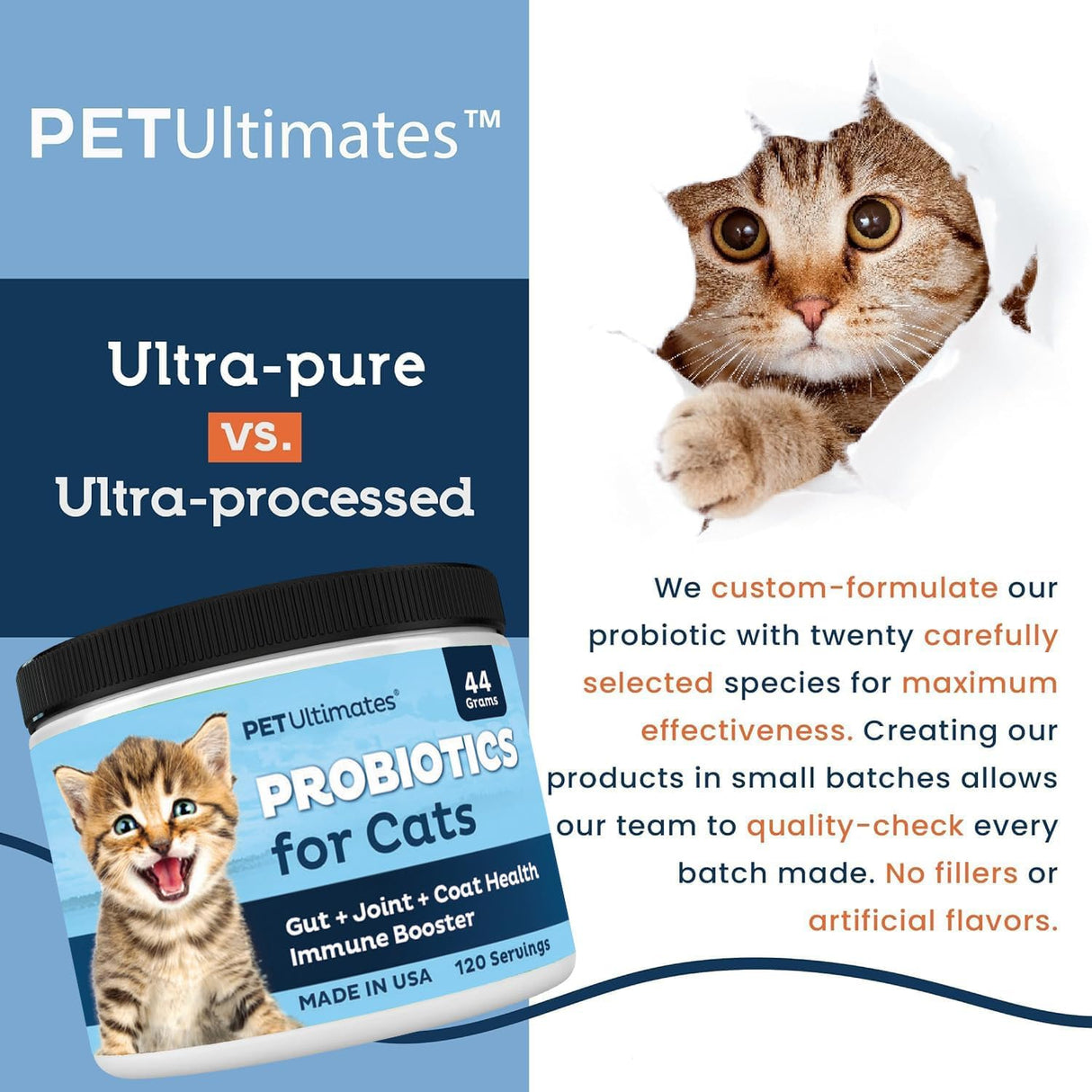 Pet Ultimates Probiotics for Cats 44Gr.