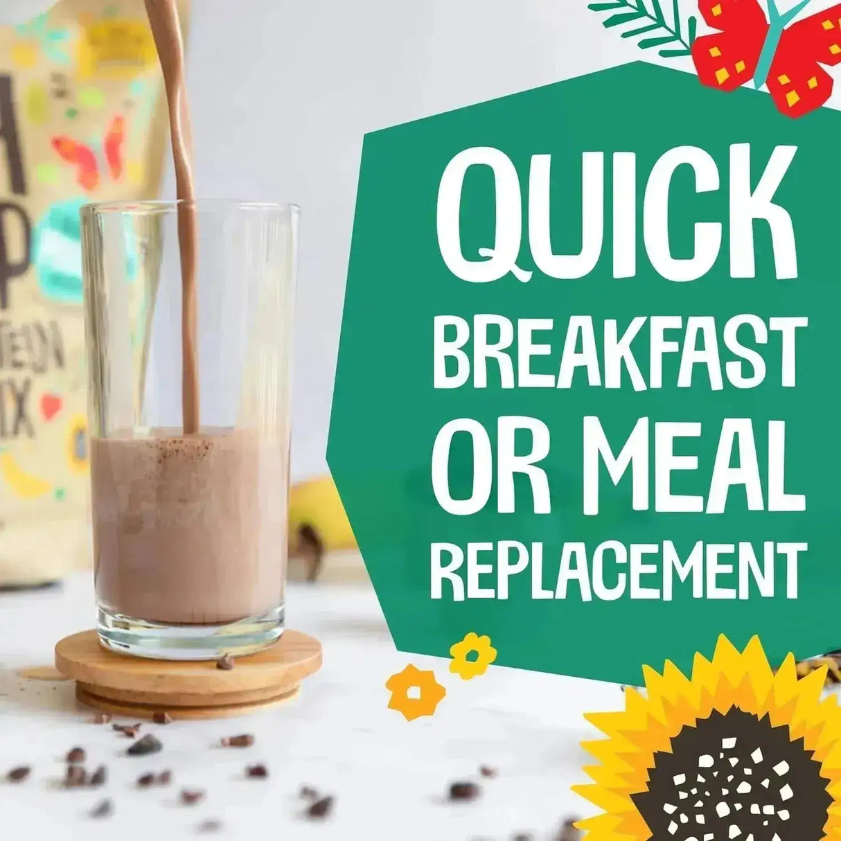 EARTHCHIMP - EarthChimp Organic Vegan Protein Powder 26 Servicios Plain & Unsweetened 910Gr. - The Red Vitamin MX - Suplementos Alimenticios - {{ shop.shopifyCountryName }}