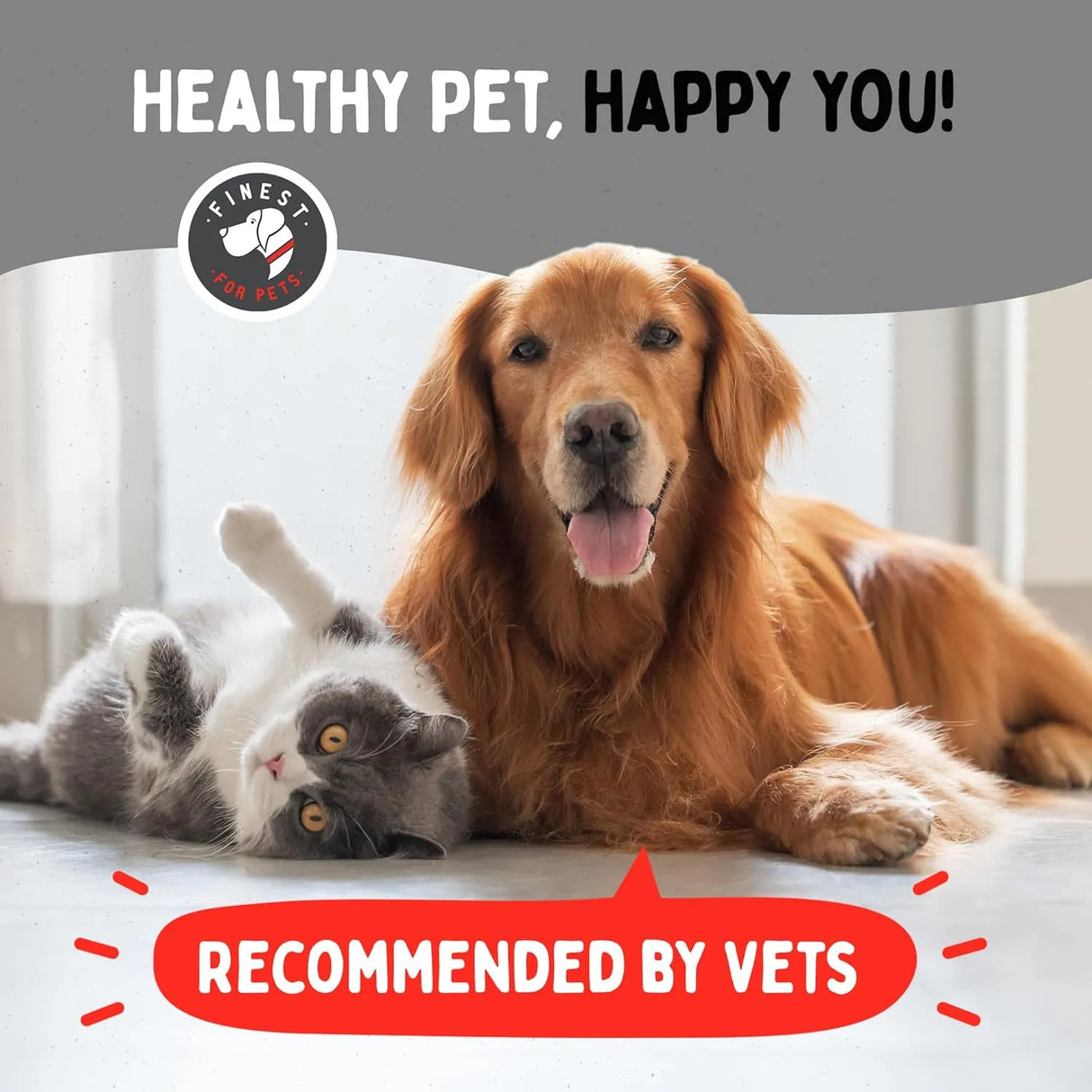 FINEST FOR PETS - Finest For Pets Wild Alaskan Salmon Oil Formula for Dogs & Cats 16 Fl.Oz. - The Red Vitamin MX - Aceite De Pescado Para Perros - {{ shop.shopifyCountryName }}