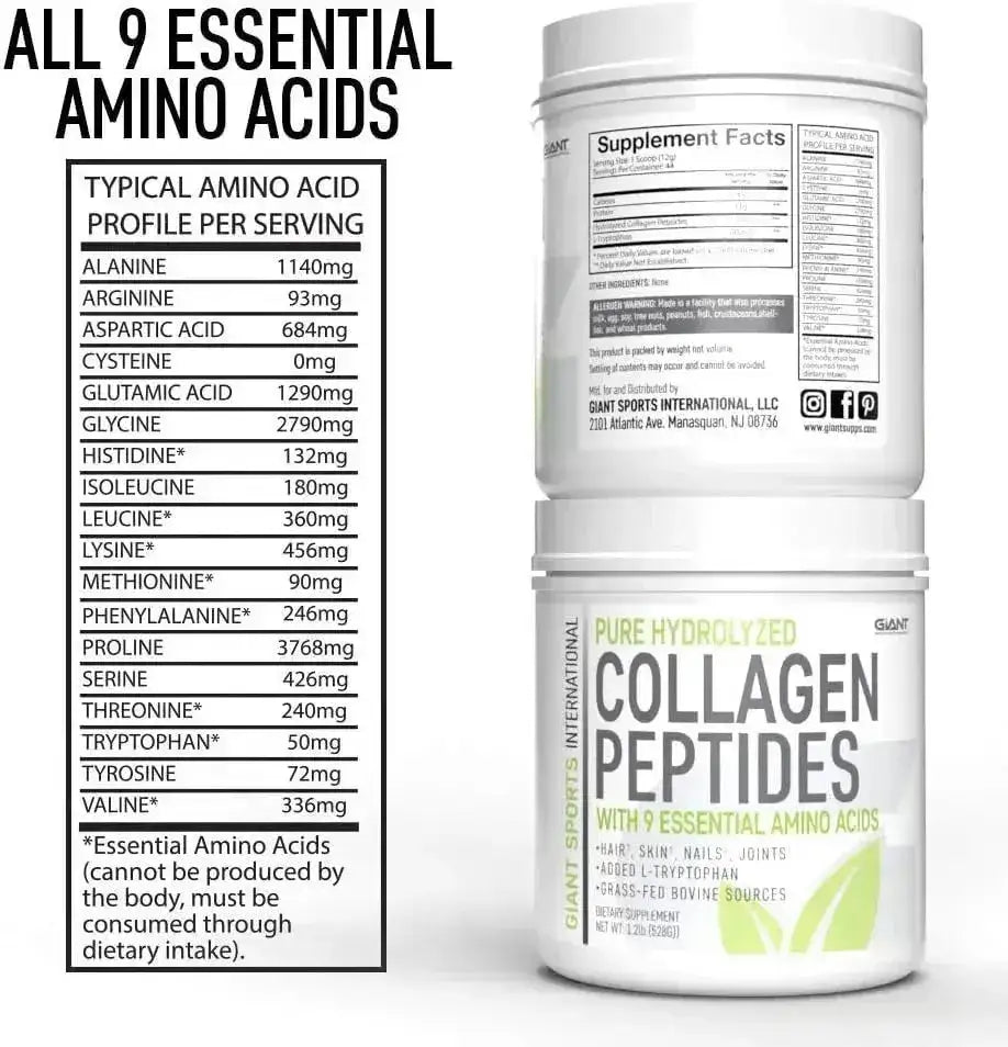 GIANT SPORTS - Giant Sports Collagen Peptide Powder 528Gr. - The Red Vitamin MX - Suplementos Alimenticios - {{ shop.shopifyCountryName }}