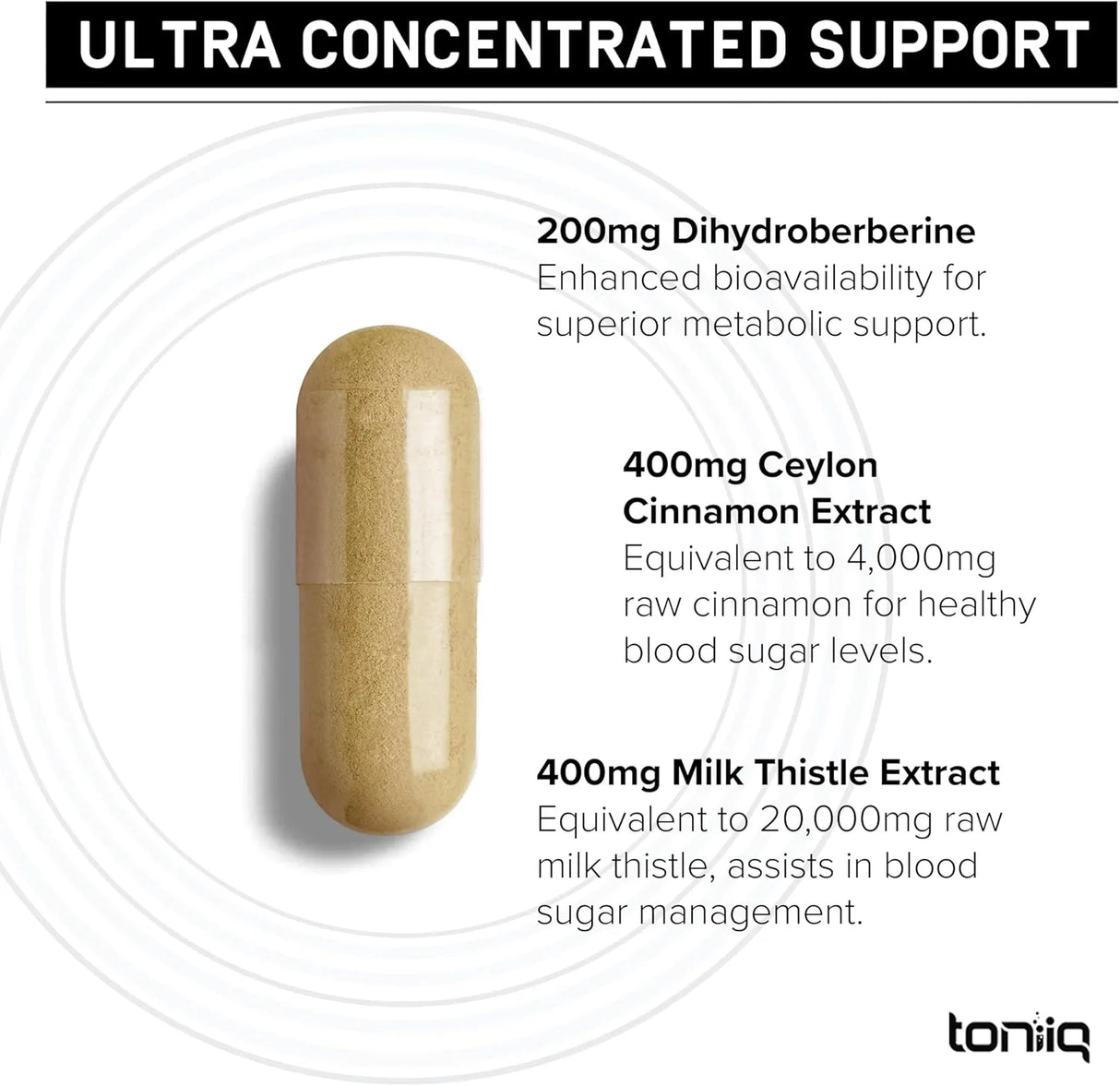 TONIIQ - Toniiq Ultra Concentrated Dihydroberberine 24,000Mg. 60 Capsulas - The Red Vitamin MX - Suplementos Alimenticios - {{ shop.shopifyCountryName }}