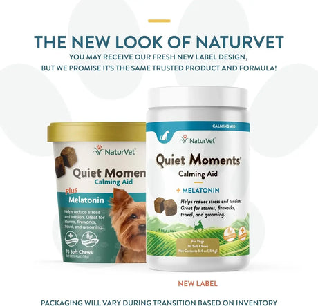 NATURVET - NaturVet Quiet Moments Calming Aid Dog Supplement 70 Masticables - The Red Vitamin MX - Relajantes Para Perros - {{ shop.shopifyCountryName }}