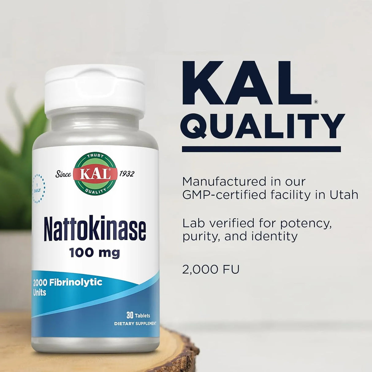 KAL - Kal Nattokinase 100Mg. 30 Tabletas - The Red Vitamin MX - Suplementos Alimenticios - {{ shop.shopifyCountryName }}