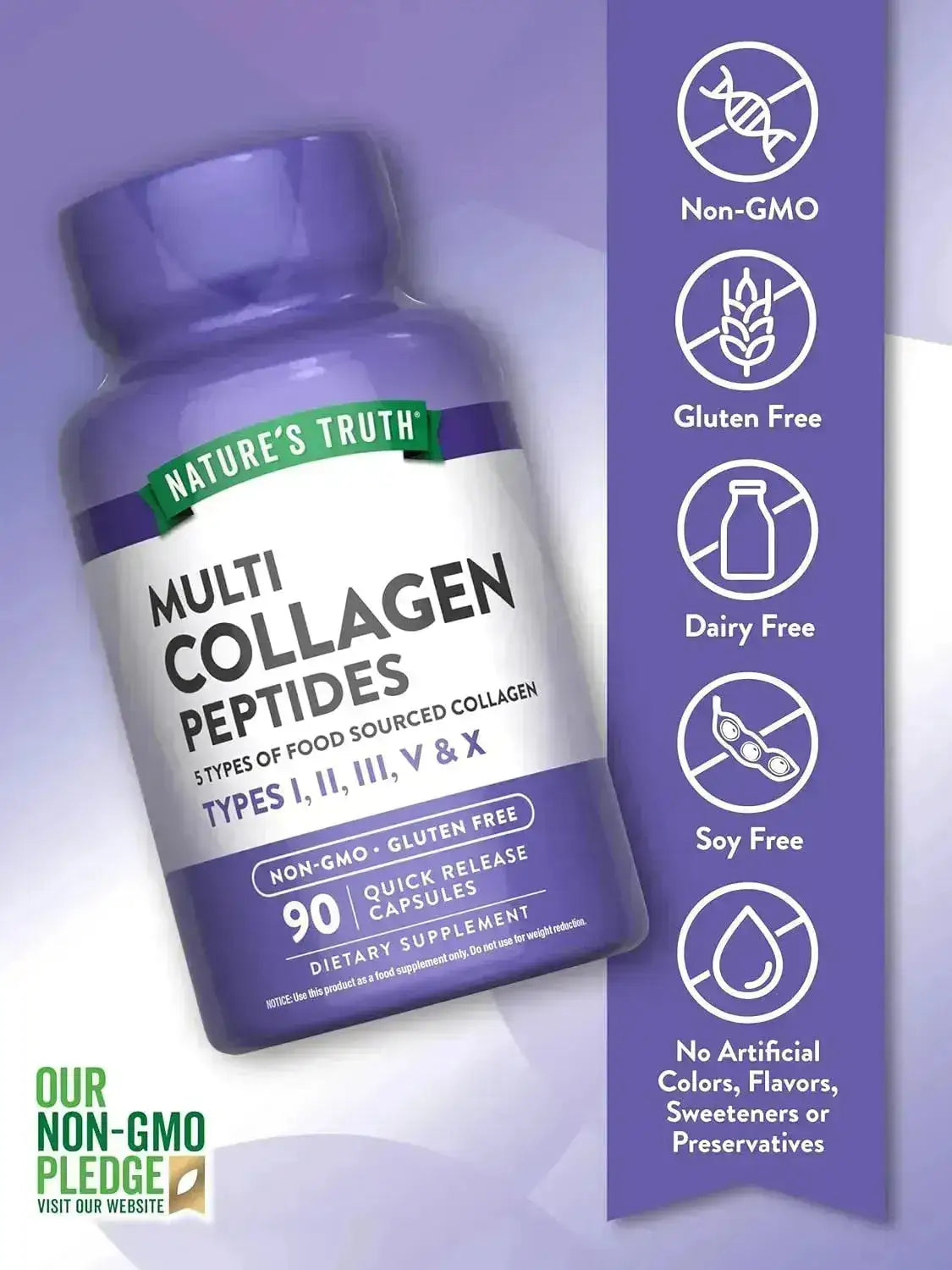 NATURE'S TRUTH - Nature's Truth Multi Collagen Peptides 2000Mg. 90 Capsulas - The Red Vitamin MX - Suplementos Alimenticios - {{ shop.shopifyCountryName }}