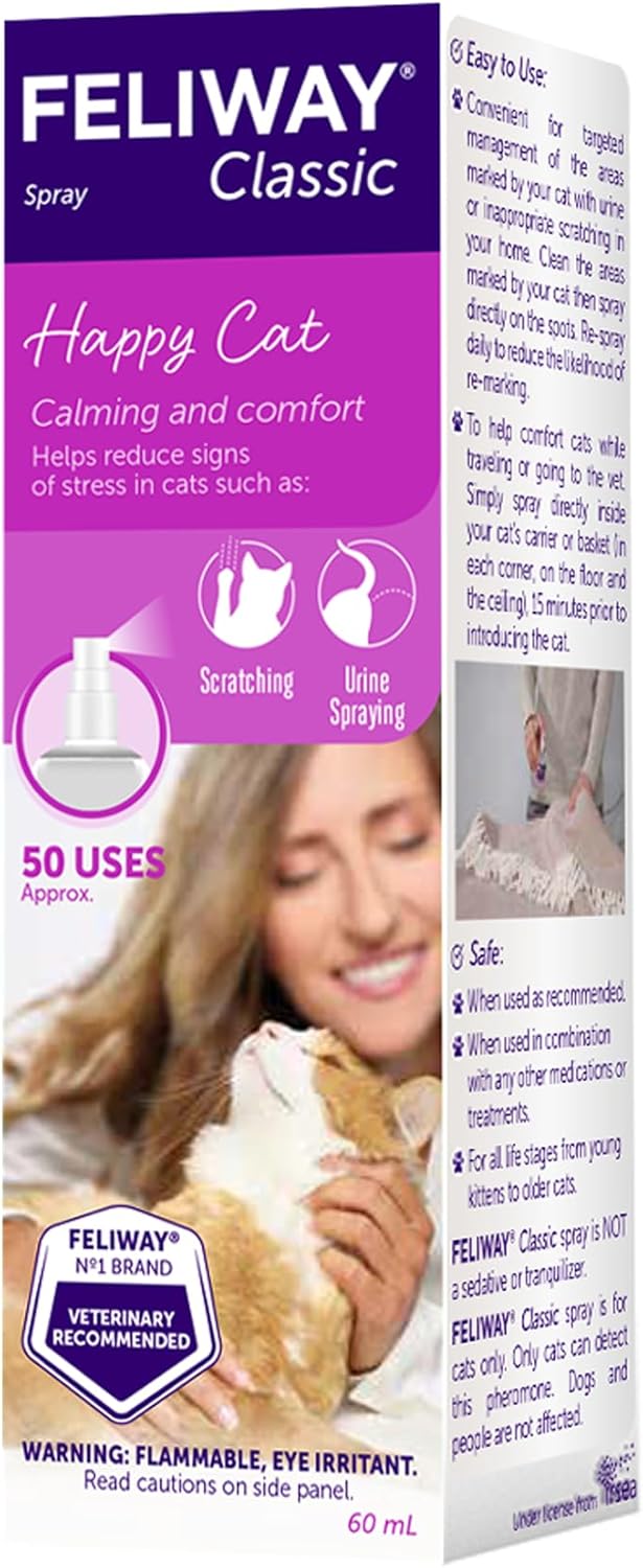 FELIWAY Classic Cat Calming Spray 60Ml.