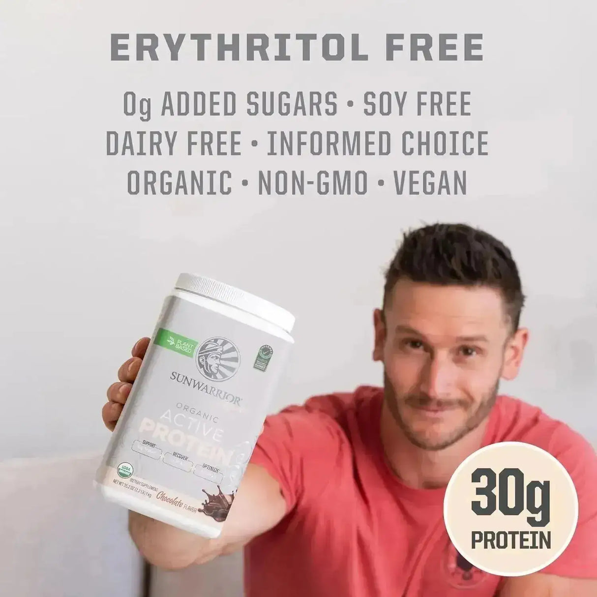 SUNWARRIOR - Sunwarrior Vegan Protein Powder Chocolate 20 Servicios 1 Kg. - The Red Vitamin MX - Suplementos Alimenticios - {{ shop.shopifyCountryName }}