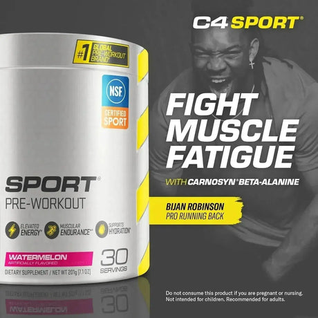 CELLUCOR - Cellucor C4 Sport Pre Workout Powder Watermelon 30 Servicios 201Gr. - The Red Vitamin MX - Suplementos Alimenticios - {{ shop.shopifyCountryName }}