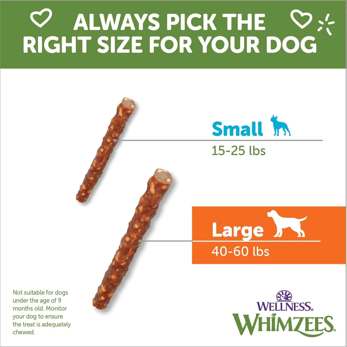 WELLNESS WHIMZEES - Wellness WHIMZEES Veggie Sausage Dog Dental Treats Large Size Stick 7 Piezas - The Red Vitamin MX - Cuidado Dental Para Perros - {{ shop.shopifyCountryName }}