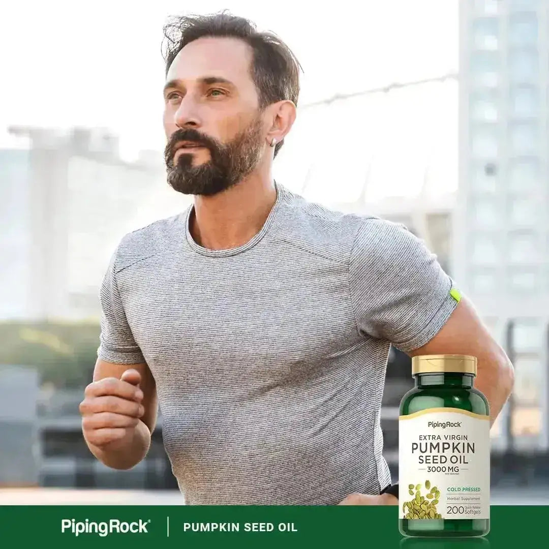 PIPING ROCK - Piping Rock Pumpkin Seed Oil 3000Mg. 200 Capsulas Blandas - The Red Vitamin MX - Suplementos Alimenticios - {{ shop.shopifyCountryName }}