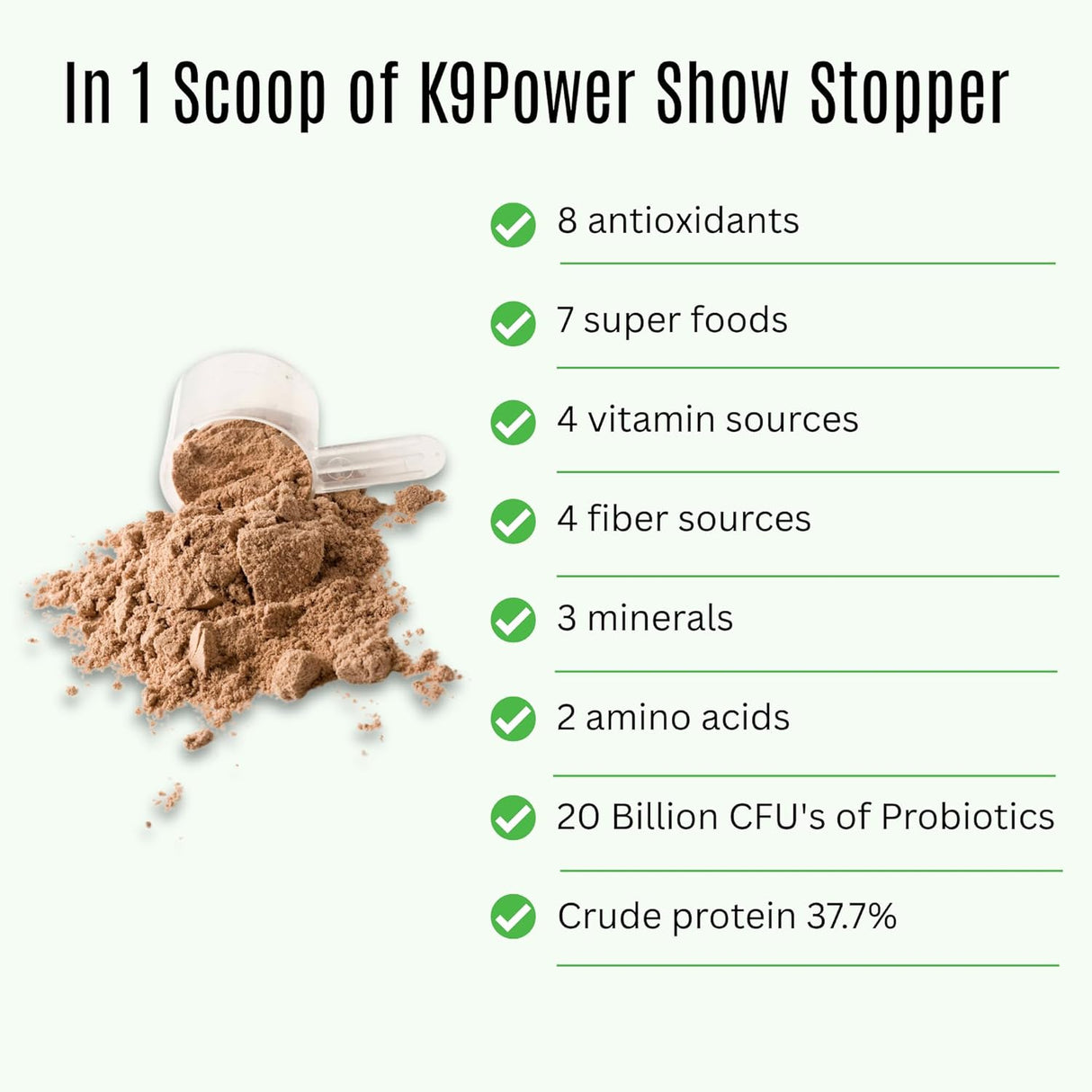 K9 Power Show Stopper for Dogs 454Gr.