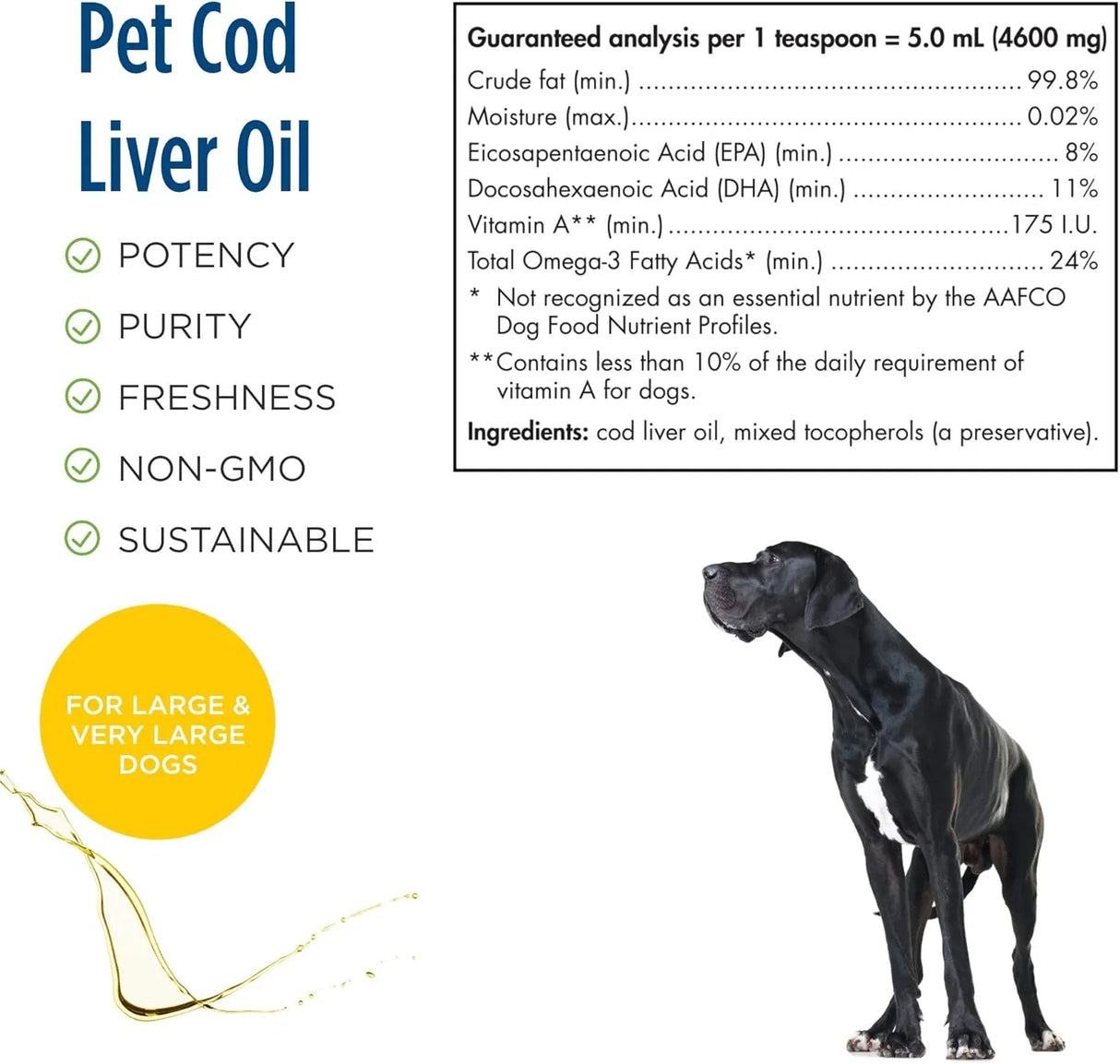 NORDIC NATURALS - Nordic Naturals Pet Cod Liver Oil Unflavored 16 Fl.Oz. - The Red Vitamin MX - Aceite De Pescado Para Perros - {{ shop.shopifyCountryName }}