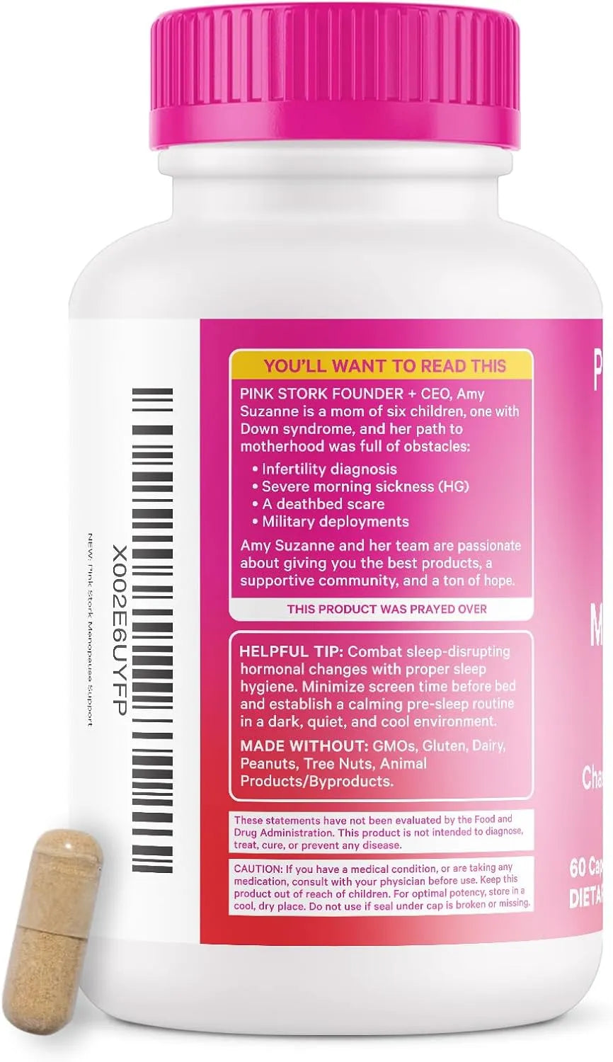 PINK STORK - Pink Stork Menopause Supplements for Women 60 Capsulas - The Red Vitamin MX - Suplementos Alimenticios - {{ shop.shopifyCountryName }}