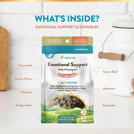 NATURVET - NaturVet Scoopables Emotional Support for Dogs 315Gr. - The Red Vitamin MX - Relajantes Para Perros - {{ shop.shopifyCountryName }}