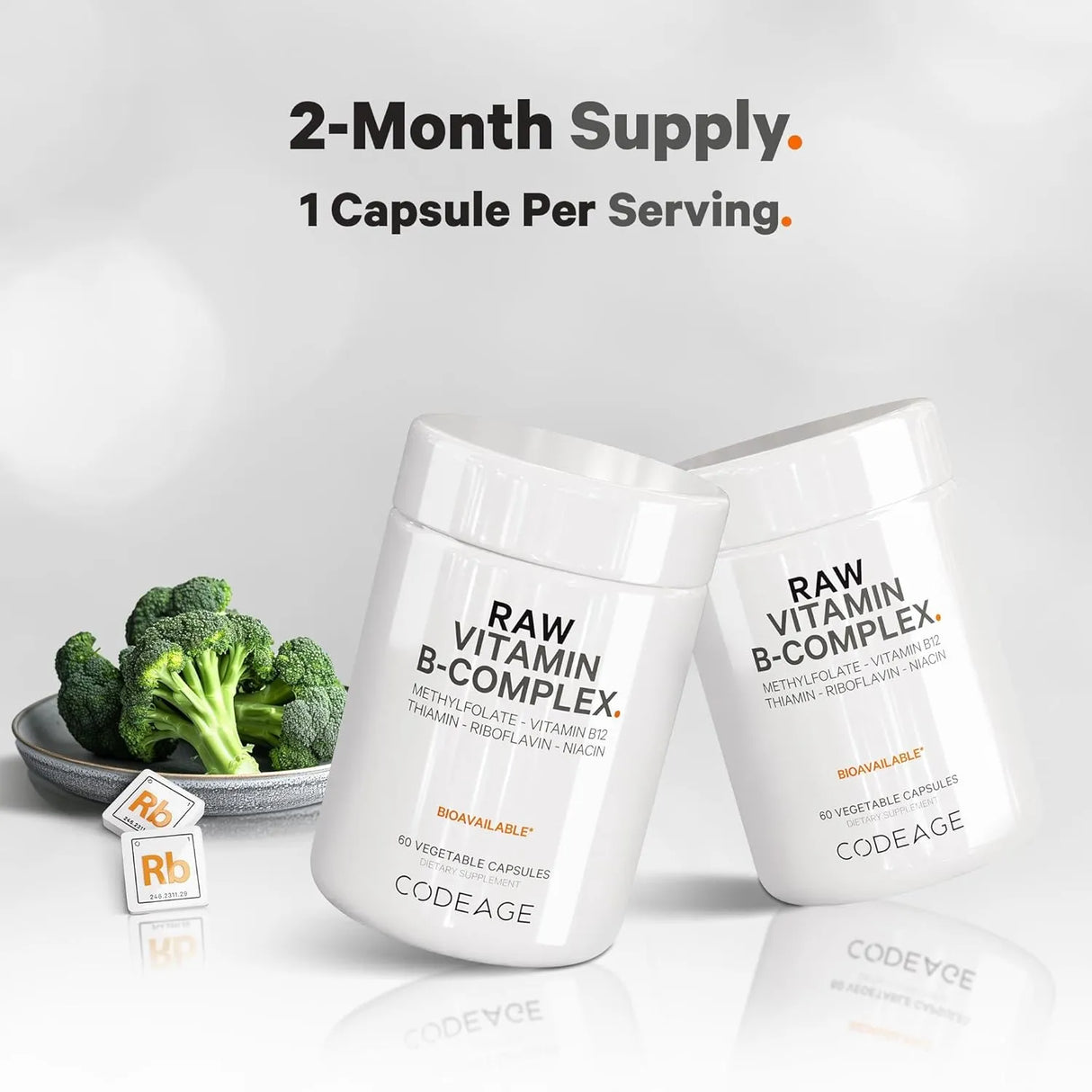 CODEAGE - Codeage Raw Vitamin B-Complex 60 Capsulas - The Red Vitamin MX - Suplementos Alimenticios - {{ shop.shopifyCountryName }}