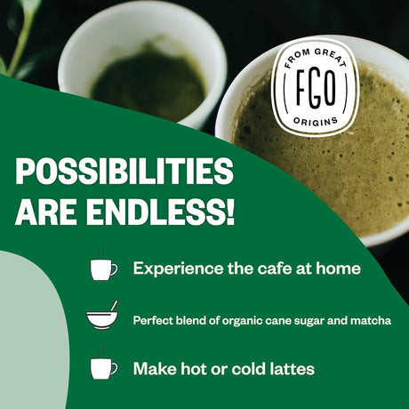 FGO - FGO Organic Matcha Latte Powder 113Gr. - The Red Vitamin MX - Suplementos Alimenticios - {{ shop.shopifyCountryName }}