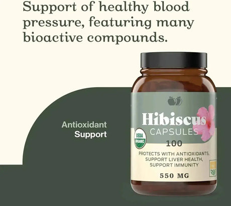 COMPLETE NATURAL PRODUCTS - Complete Natural Products Organic Hibiscus 550Mg. 100 Capsulas - The Red Vitamin MX - Suplementos Alimenticios - {{ shop.shopifyCountryName }}