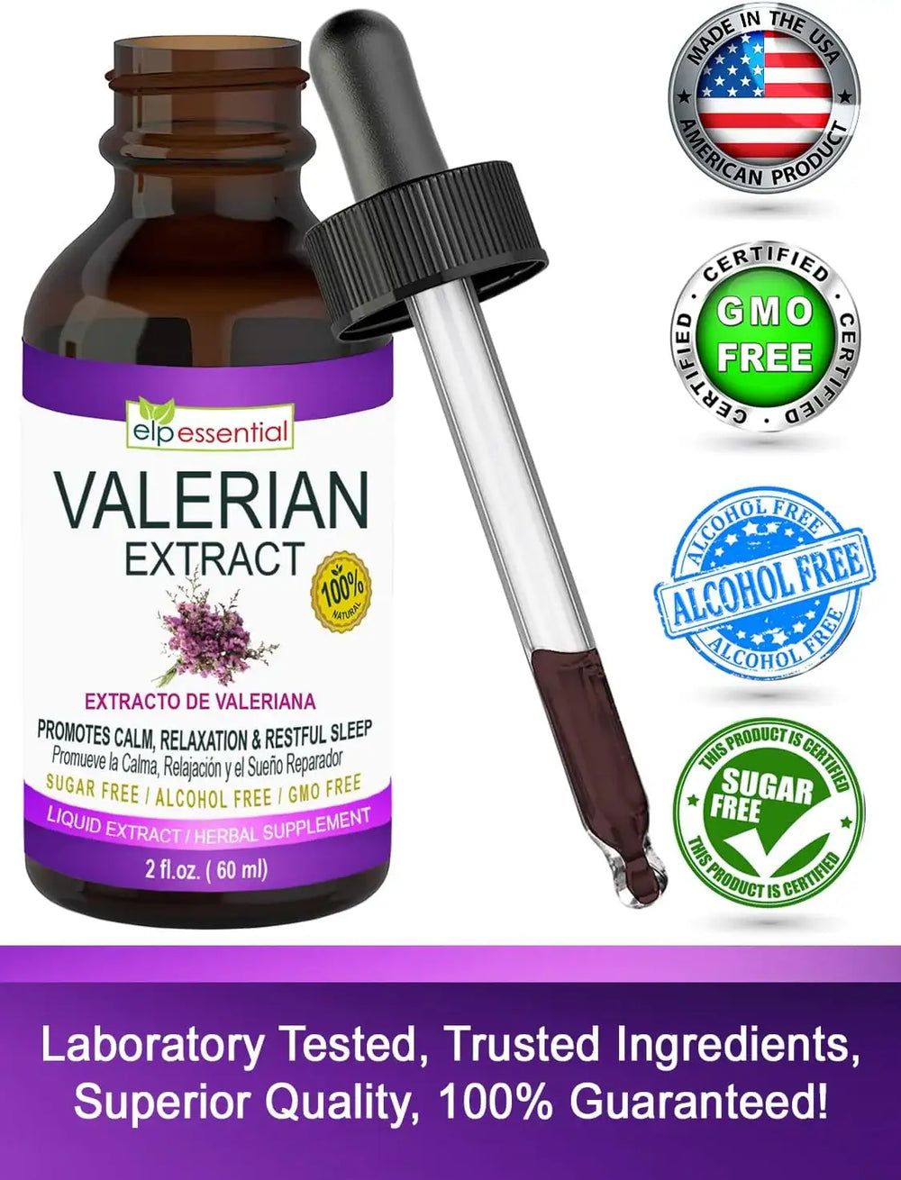 ELP ESSENTIAL - ELP ESSENTIAL Valerian Root Extract Drops 2 Fl.Oz. - The Red Vitamin MX - Suplementos Alimenticios - {{ shop.shopifyCountryName }}