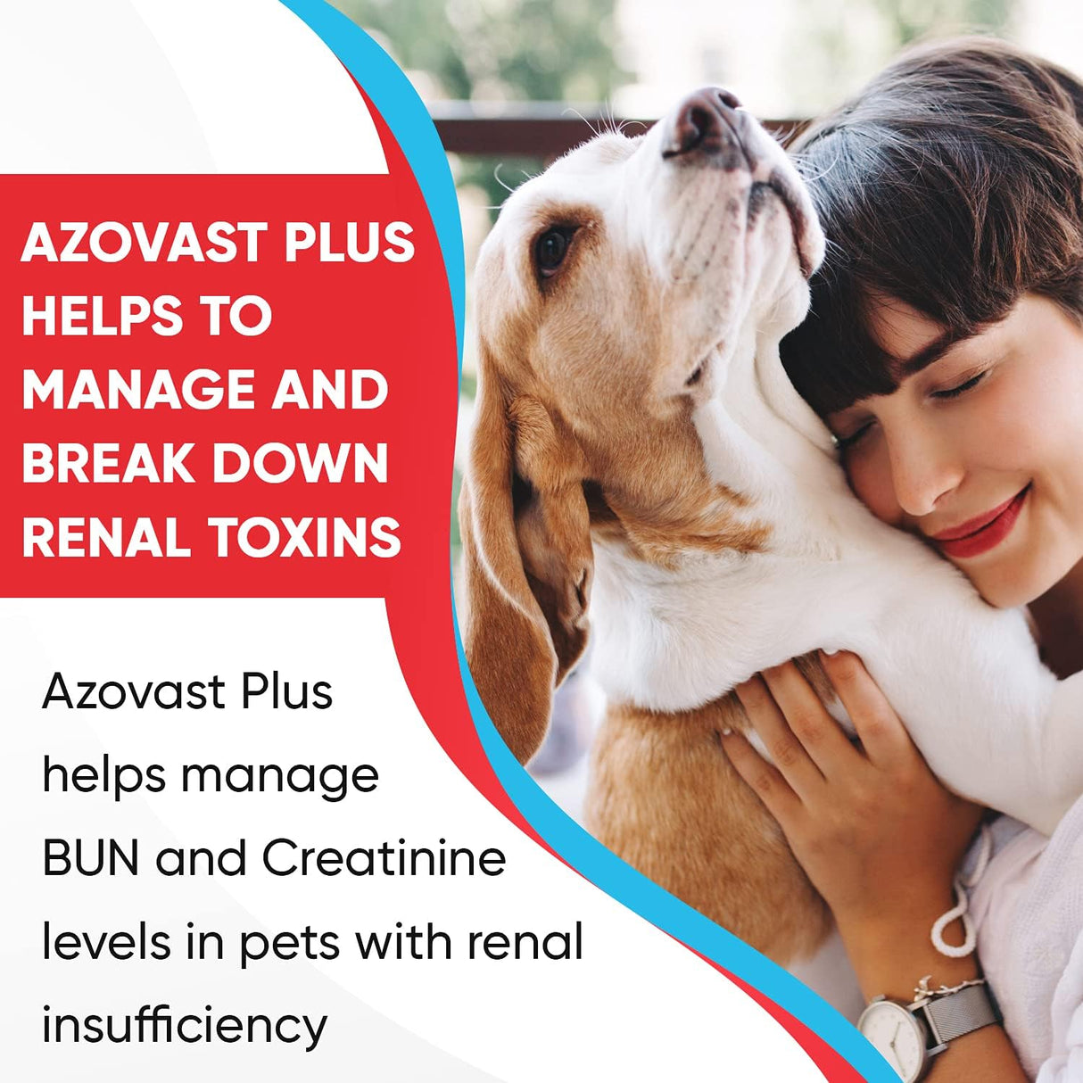 Doggy Naturals Azovast Plus Kidney Health Supplement for Dogs & Cats 120 Capsulas
