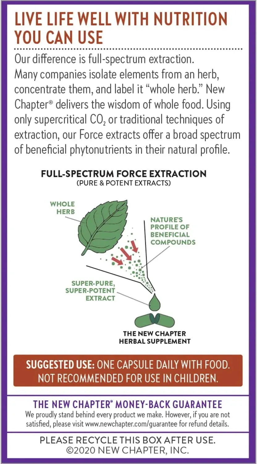 NEW CHAPTER - New Chapter Cinnamon Force 30 Capsulas - The Red Vitamin MX - Suplementos Alimenticios - {{ shop.shopifyCountryName }}