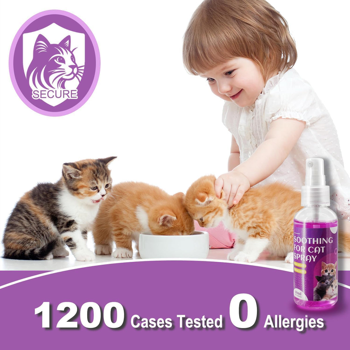TailTrespass Cat Calming Spray 60Ml. 4 Pack