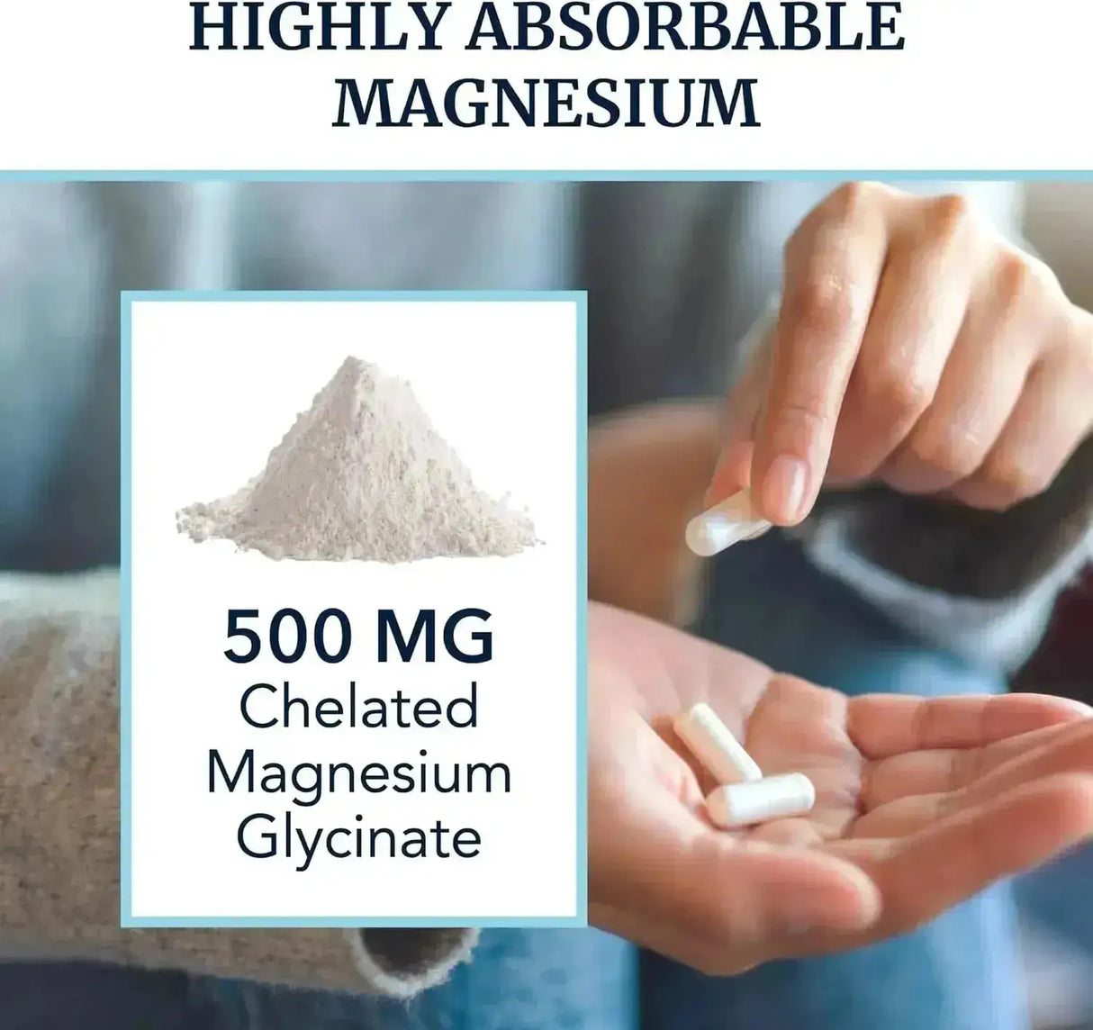 NOBI NUTRITION - Nobi Nutrition Magnesium Glycinate 500Mg. 120 Capsulas - The Red Vitamin MX - Suplementos Alimenticios - {{ shop.shopifyCountryName }}