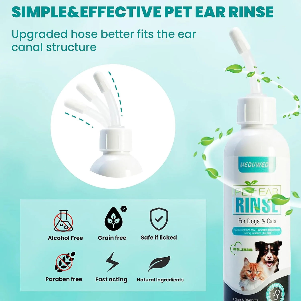 MEDUWEDU - MEDUWEDU Dog Ear Cleaner 4 Fl.Oz. - The Red Vitamin MX - Cuidado Del Oído De Perros - {{ shop.shopifyCountryName }}