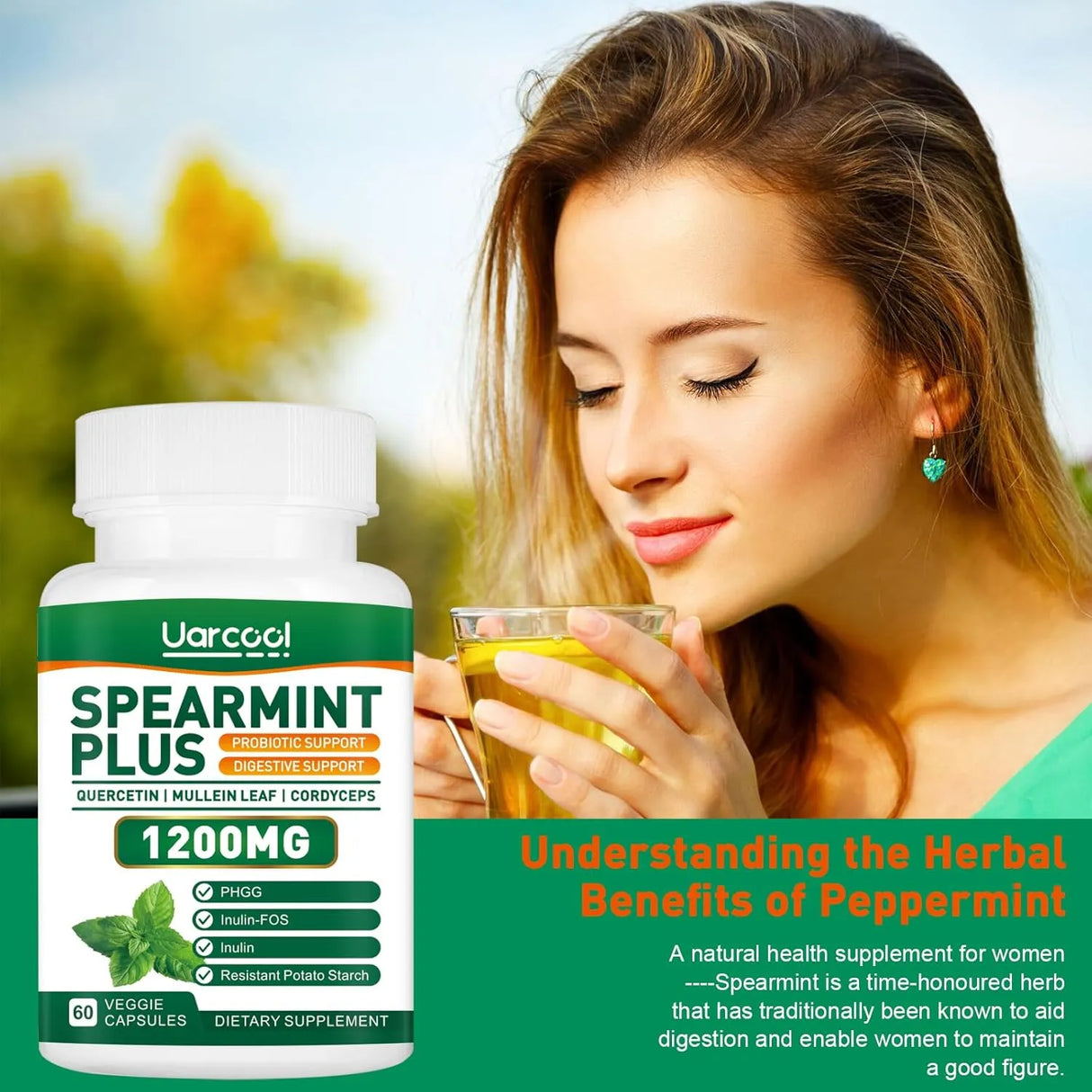 UARCOOL - Uarcool Spearmint Plus 1200Mg. 60 Capsulas Blandas - The Red Vitamin MX - Suplementos Alimenticios - {{ shop.shopifyCountryName }}