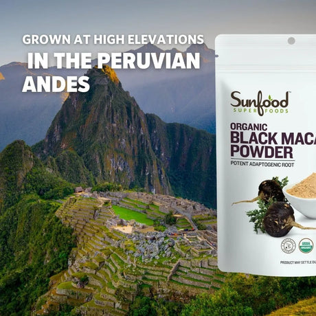 SUNFOOD - Sunfoods Superfoods Organic Black Maca Powder 4 Oz. - The Red Vitamin MX - Suplementos Alimenticios - {{ shop.shopifyCountryName }}