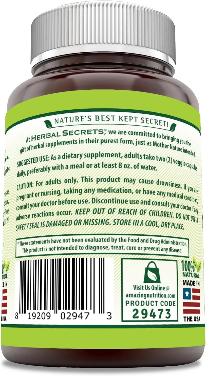 HERBAL SECRETS - Herbal Secrets Passion Flower 700Mg. 120 Capsulas - The Red Vitamin MX - Suplementos Alimenticios - {{ shop.shopifyCountryName }}