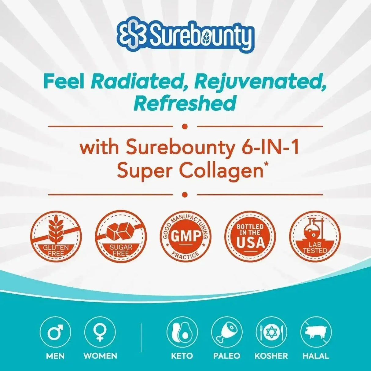 SUREBOUNTY - Surebounty Multi Collagen Complex 90 Capsulas - The Red Vitamin MX - Suplementos Alimenticios - {{ shop.shopifyCountryName }}
