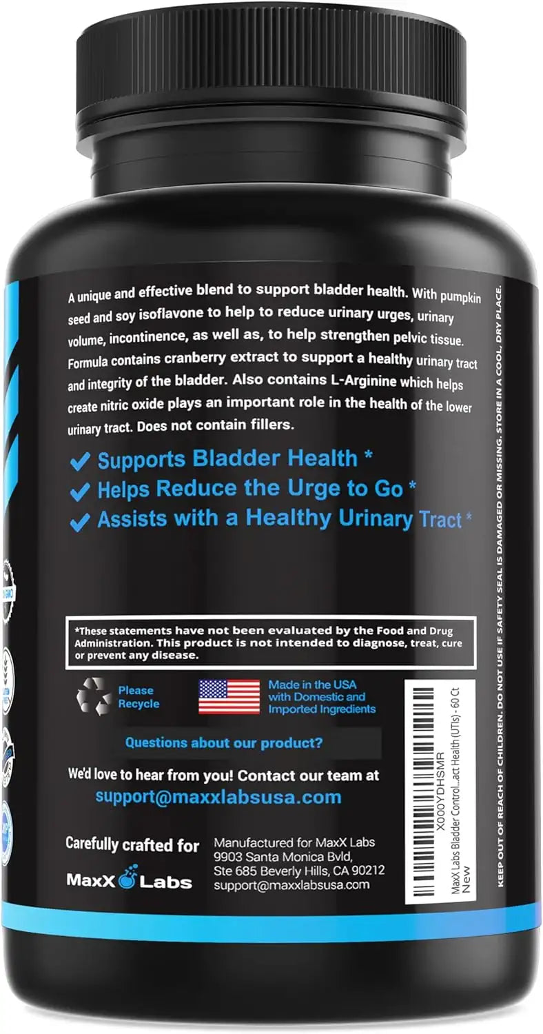 MAXX LABS - MaxX Labs Bladder Control 60 Capsulas - The Red Vitamin MX - Suplementos Alimenticios - {{ shop.shopifyCountryName }}