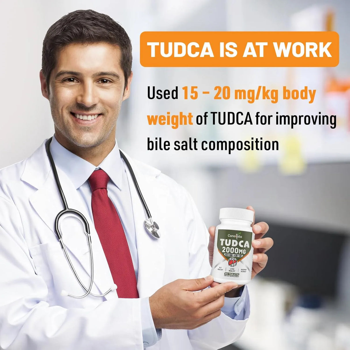 CANARATA - Canarata TUDCA Liver Support 2000Mg. 60 Capsulas - The Red Vitamin MX - Suplementos Alimenticios - {{ shop.shopifyCountryName }}