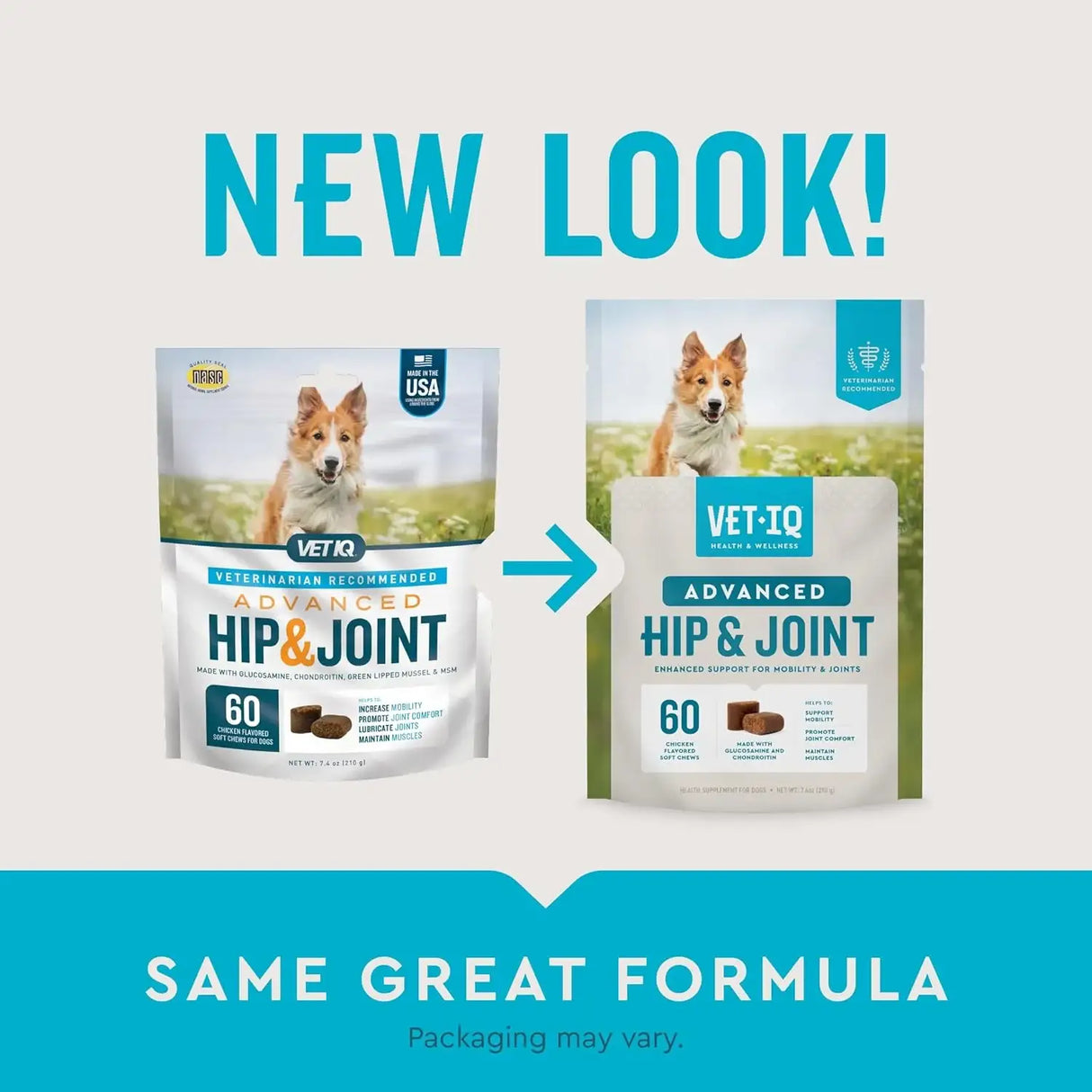 VETIQ - VetIQ Advanced Hip & Joint with UC-II 60 Masticables - The Red Vitamin MX - Cuidado De Cadera Y Articulaciones Para Perros - {{ shop.shopifyCountryName }}