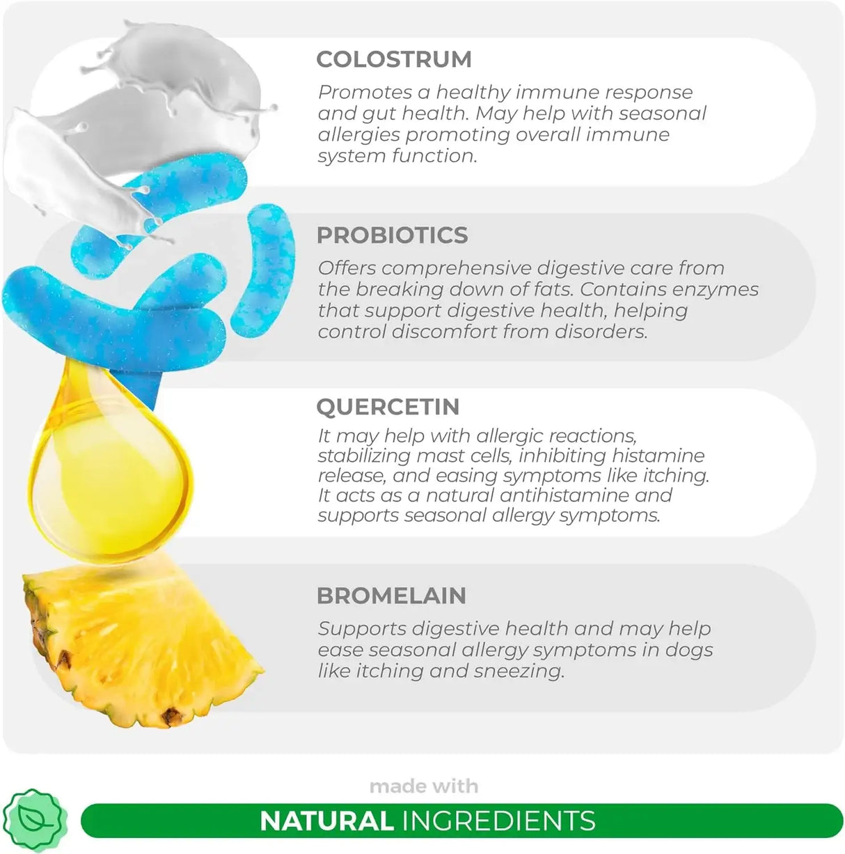 COCO AND LUNA - Coco and Luna Dog Allergy Relief Itching Skin Support 90 Masticables - The Red Vitamin MX - Remedios Para La Picazón De Perros - {{ shop.shopifyCountryName }}