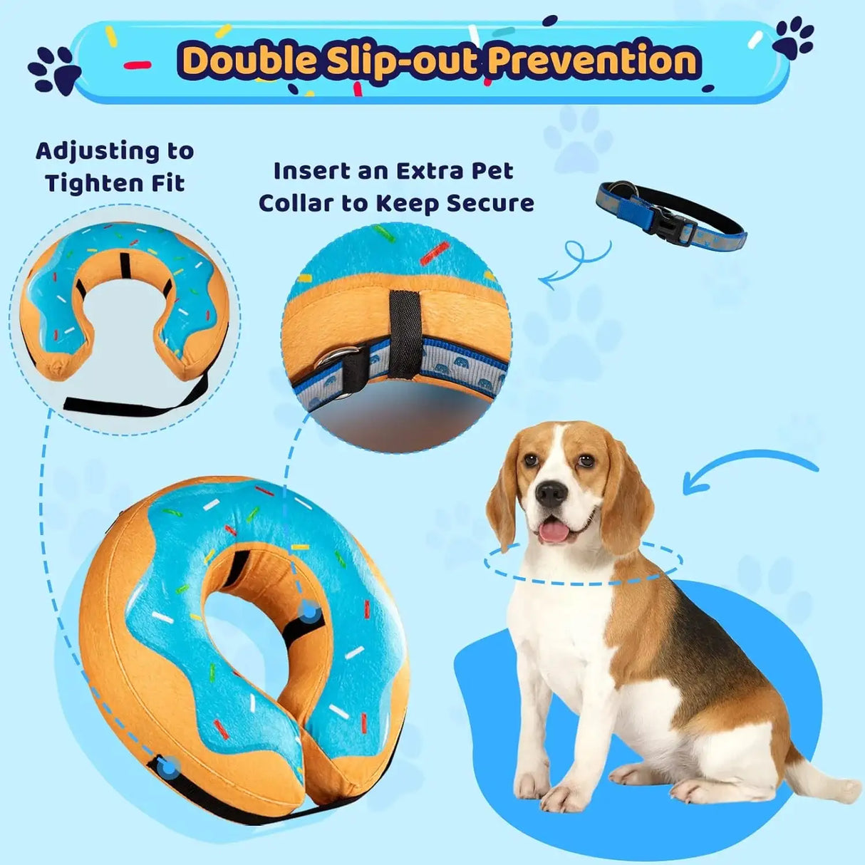 GRAND LINE - Grand Line Donut Inflatable Collar MEDIUM - The Red Vitamin MX - Collares y Conos De Recuperación Para Perros - {{ shop.shopifyCountryName }}
