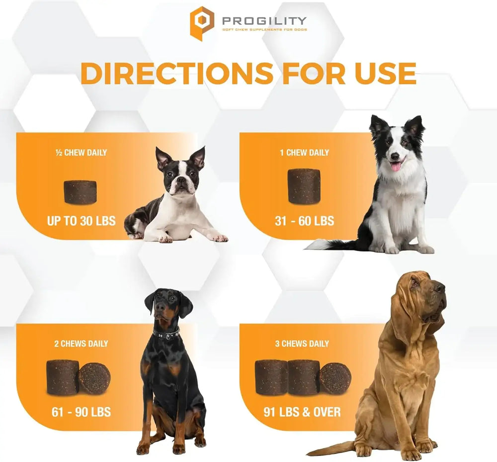 NOOTIE - Nootie Progility Hip & Joint Supplement for Dogs 90 Masticables - The Red Vitamin MX - Cuidado De Cadera Y Articulaciones Para Perros - {{ shop.shopifyCountryName }}